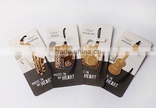 new arrivals lovely free printable inapiration creative metal music instrument shape korean bookmark for books