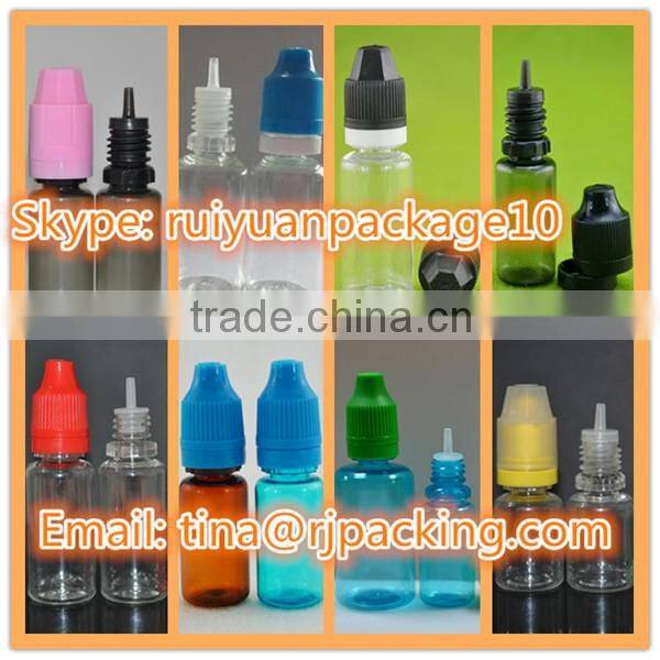 wholesale clear empty fancy twist e-dropper 100ml pet bottle