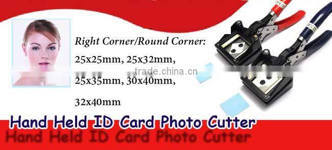 Hand Held ID Card License Photo Picture Punch Cutter