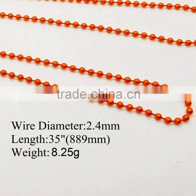 Christmas Decoration Bead Chain Necklace