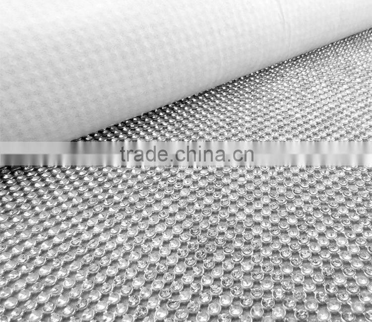 Wholesale rhinestone mesh trimming rhinestone sheet for garments trim
