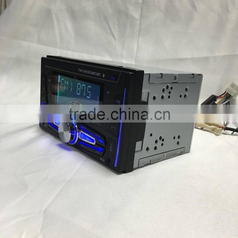 universal double 2 din car audio car mp3 player with UBS SD Aux-in ,bluetooth fm am modulator