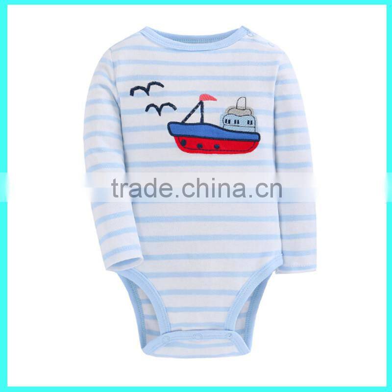 Wholesale fashion style infant's Long sleeve autumn new arrival baby romper