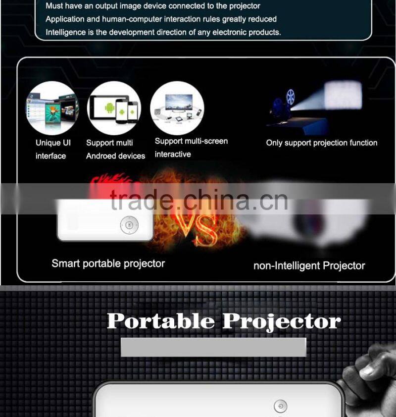 Cloudnetgo CRD2 wifi projector 10000 lumens projector with RK3288 Chip 3d holographic projector with kodi 15.2