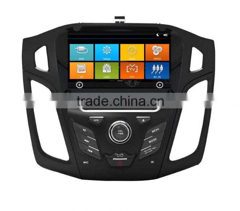 Wholesale car fm radios audio multimidea player car gps navigation for Ford focus 2012 support Phone 3G DVR SWC BT
