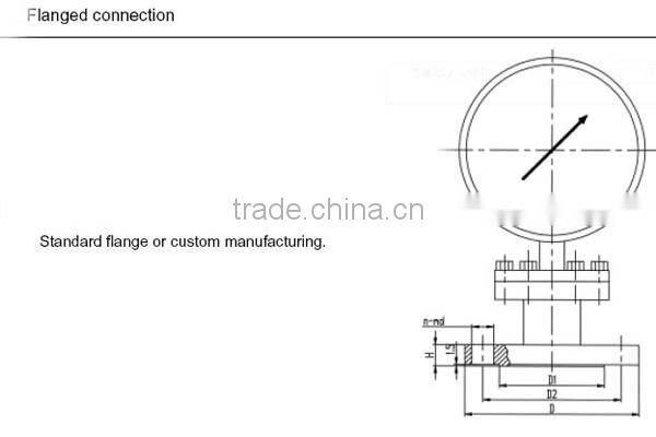 High quality diaphragm type pressure gauge