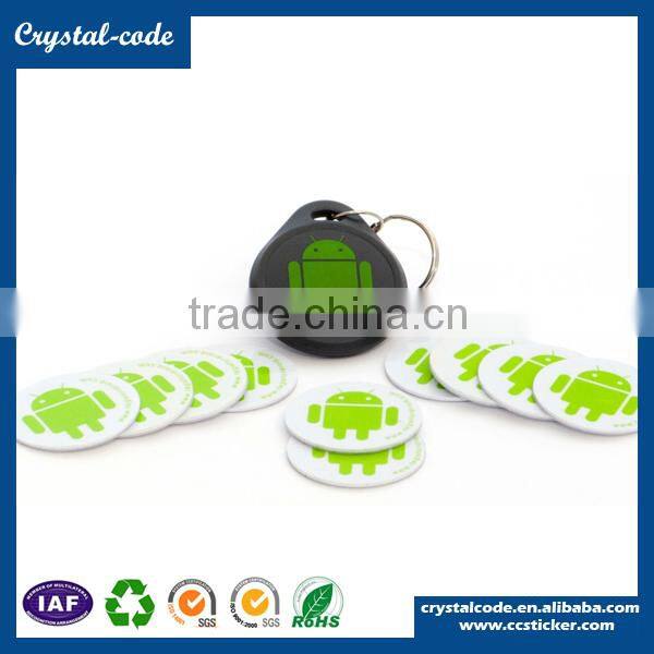 Short range read RFID tag with RFID chip insede, small RFID tag label