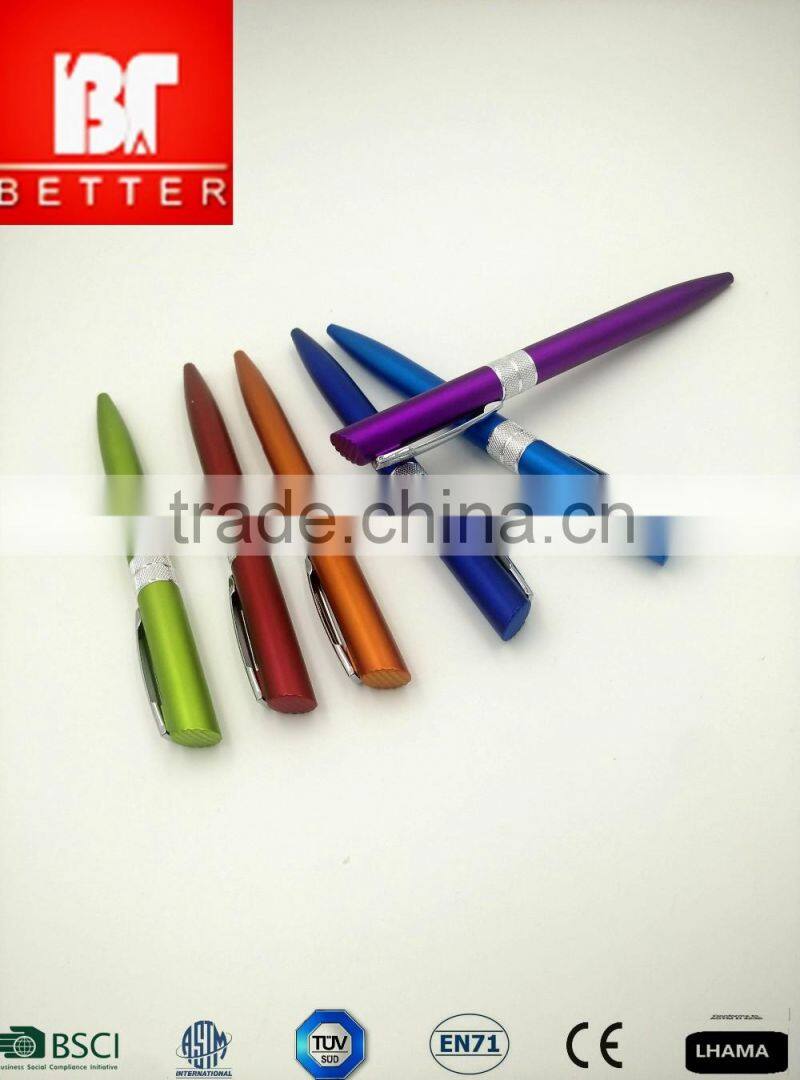 2016 new cheap semi-metal pen metal wholesale(SMR458C)