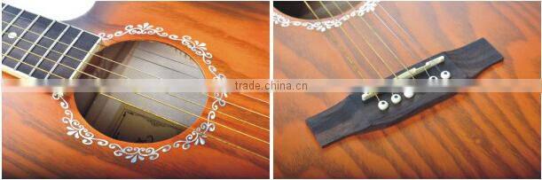 39inch China cutaway acoustic guitar
