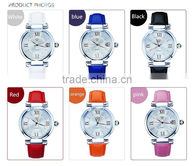 New arrival black leather watchband own your brand stainless steel case back automatic watch movement lady fashion watch Y030