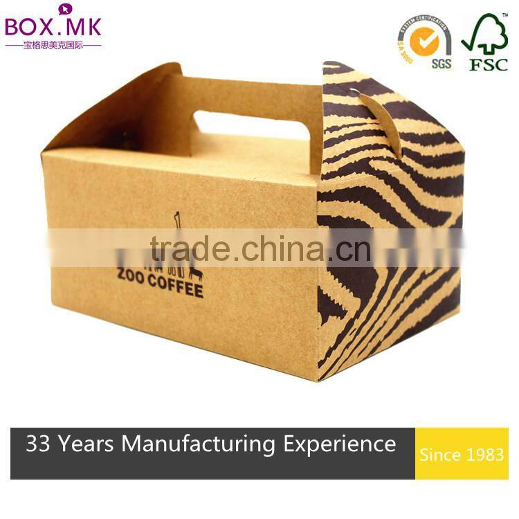 2015 Top-selling Recyclable White Cardboard Cake Box