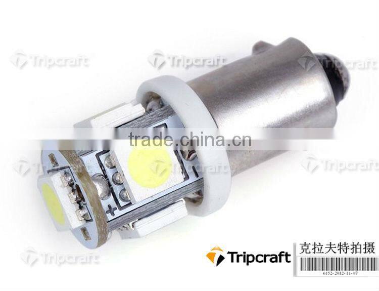 BA9S T11 T4W 5 5SMD 5050 Car LED SMD Indicator White Interior Bulb Lamps W5W