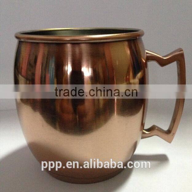 solid cooper mule mug