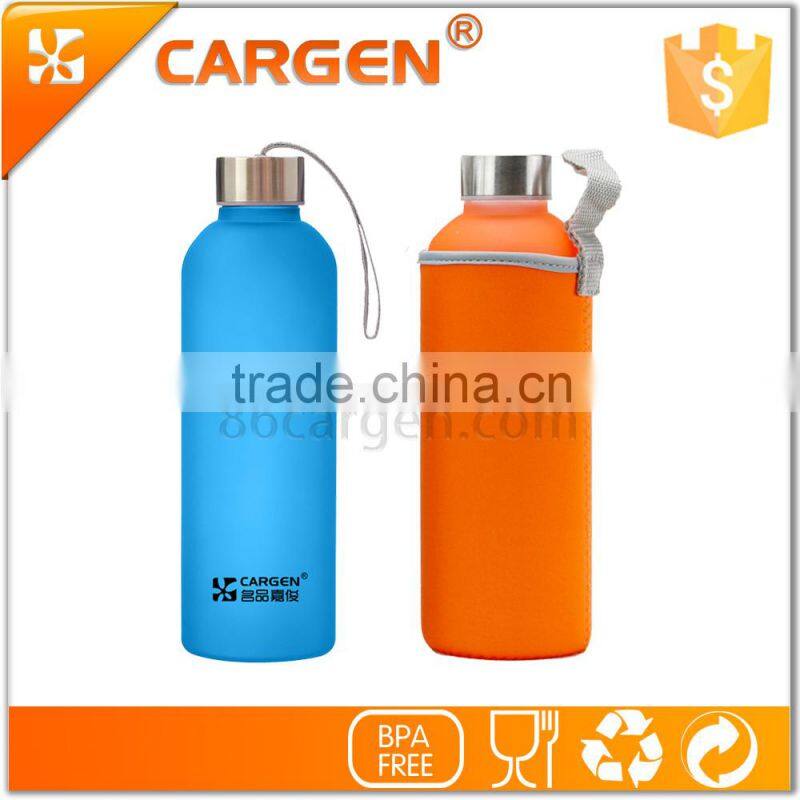 High grade innovative product china supplier wide mouth glass tea drinking bottle