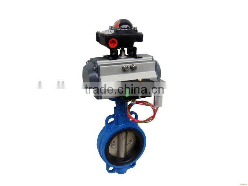 butterfly valves with pneumatic actuator