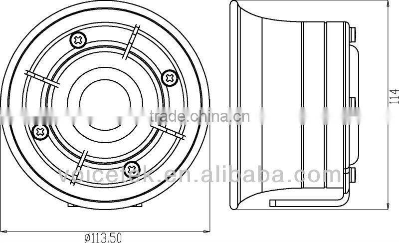 RPH-80N IP67 outdoor neodymium car speaker