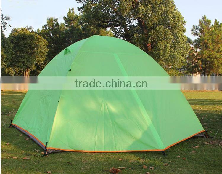 OEM Two People Double Layer Aluminium Pole Tent Outdoor Tent Camping Tour Tent UD16031
