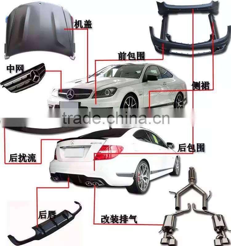 2014 BZ C CLASS W205 BODY KITS , C63 BODY KITS FOR W205
