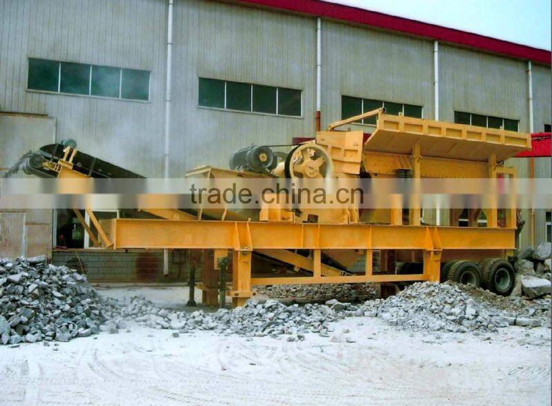 PE Series Mini Crusher Plant Mobile Stone Jaw Crushing Plant With Low Price