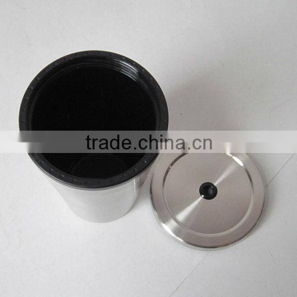 16oz Stainless steel outer plastic starbucks coffee mug with embossed logo