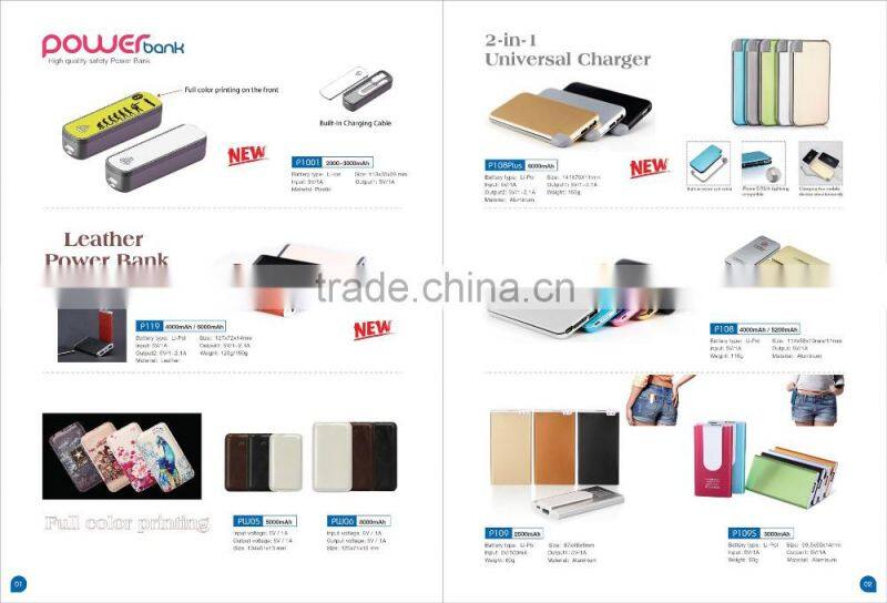 Free sample best seller polymer battery power bank, slim portable cellphone battery charger 3000mAh