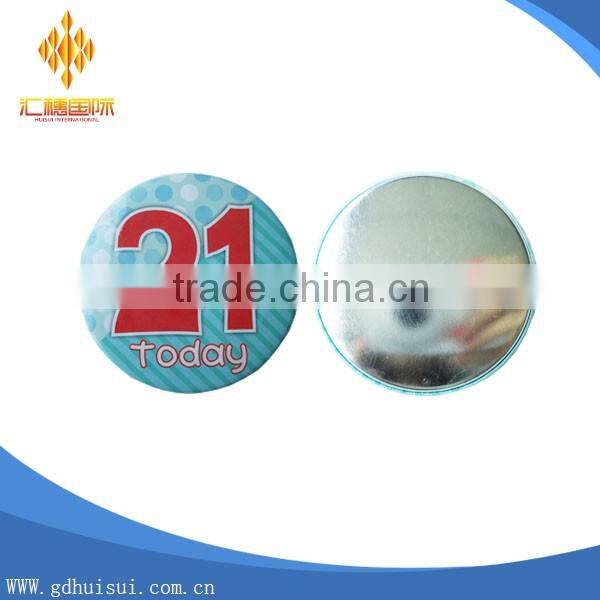 promotional cheap printing plane button badge