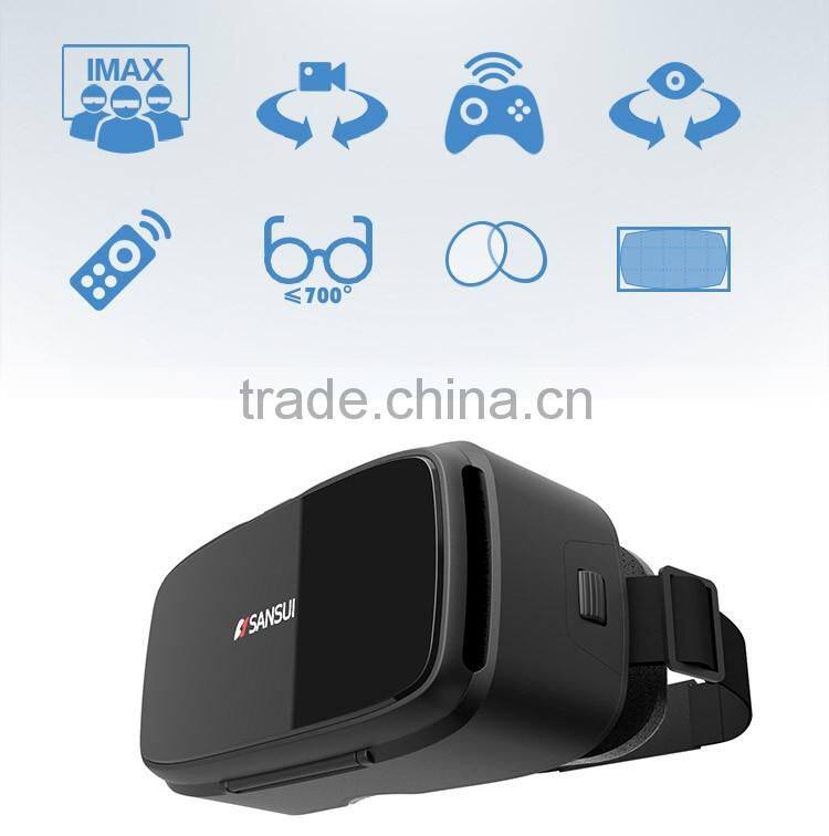 2016 Google cardboard VR BOX 2.0 Version 2 VR Virtual Reality Glasses + Smart Bluetooth Remote Control