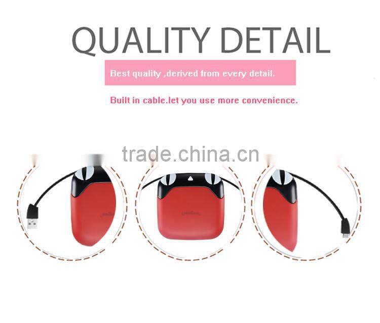 2016 promotional gift lipstick battery charger small portable power bank