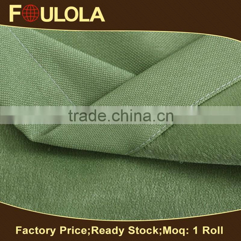 Custom High Quality Plain Dyed 100% Polyester Blackout Fabric