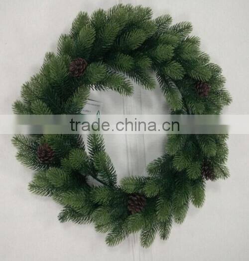 PVC/PE Wreath for christams decoration