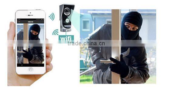 160 degree camera, Real time video talking,waterproof,wifi doorbell camera