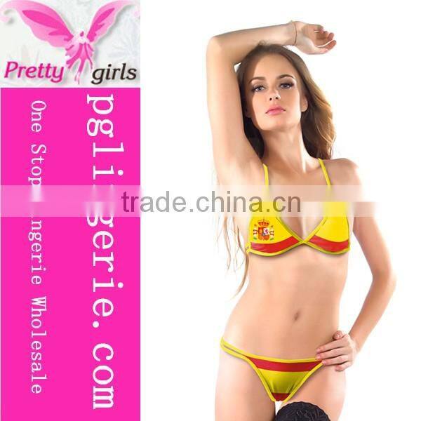 Night sexy sleep Spain flap bikini for sexy women