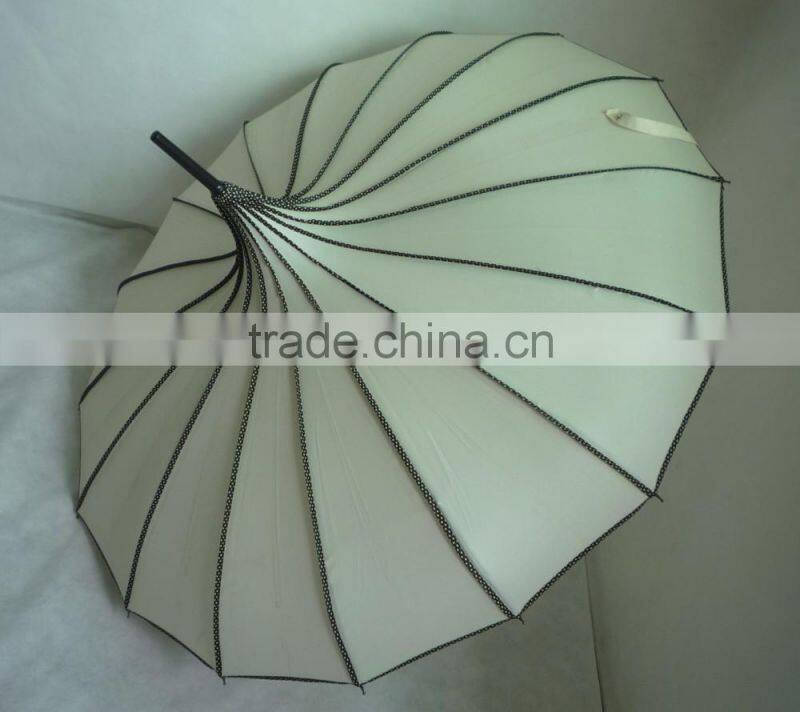 Lady pagoda umbrella frame,wedding umbrella