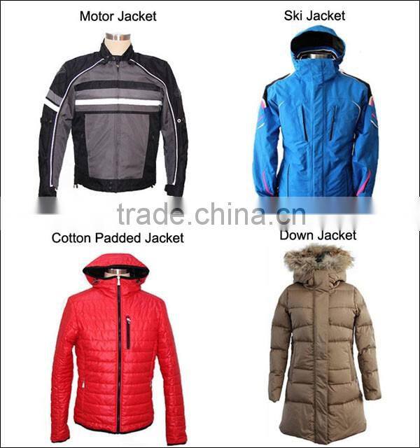 Windproof waterproof women's red 100%nylon ski jacket