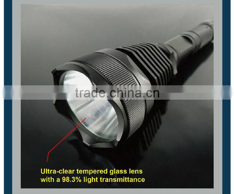 rechargeable police flashlight with CREE T6 LED