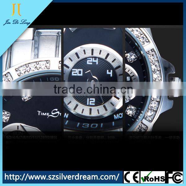 2016 Japan Quartz Movement Stainless Steel Watches Wholesale Wrist Watches