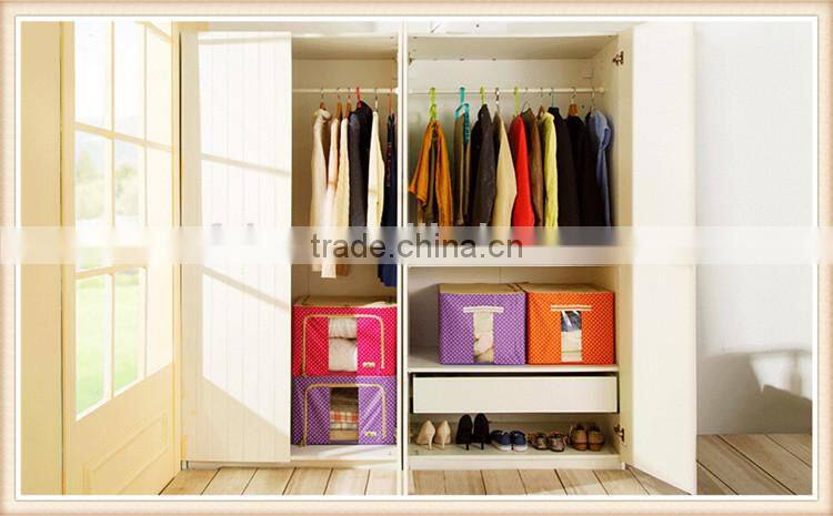 Yiwu mutifuntion oxford storage box with steel frame
