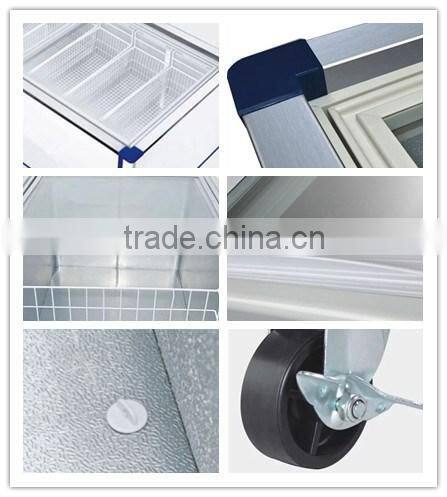 1.8m Top open island chest freezer seafood freezer