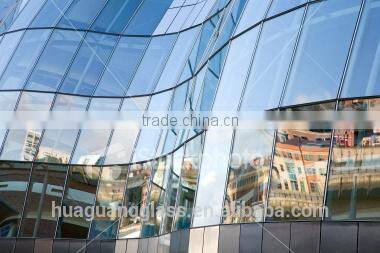 6mm sunlight reflective glass with softcoating