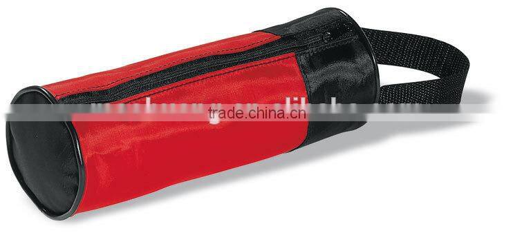 Round pencil case pencil bag for school kids in red color