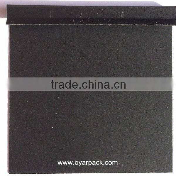 punch 2 holes silver earring card with gold logo custom