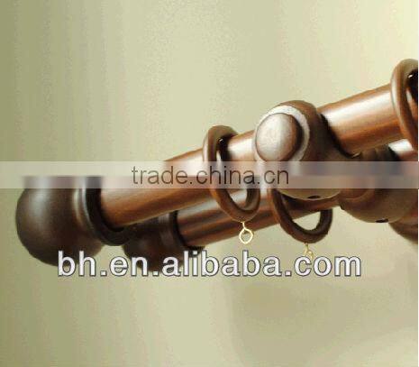 35mm Hot Sale Antique Wooden Curtain Rod