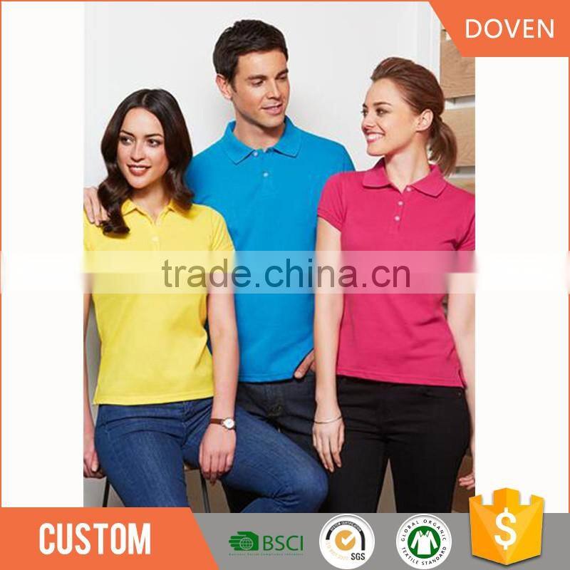 Wholesale 100% cotton pique polo t-shirt