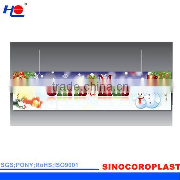 anti-uv and recyclable plastic corflute pollution-free signboard