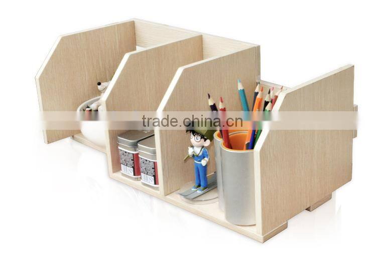 Quite Useful Bookcase Or Shef On The Desk With PB/MDF Materials