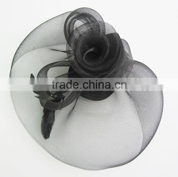 MYLOVE fashion black mini top hat net hat MLSM010