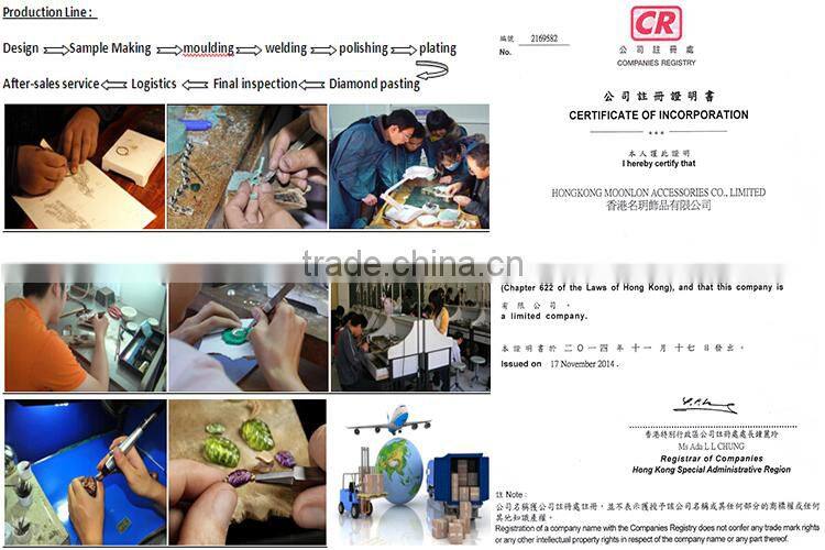 Hot Sale Popular Fish Jewelry With Colorful Gemstones Necklace Pendants