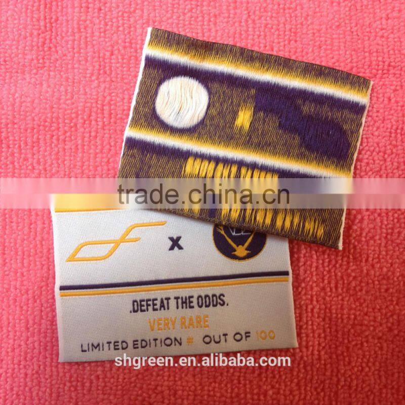 working uniform sewing on fabric badge patch