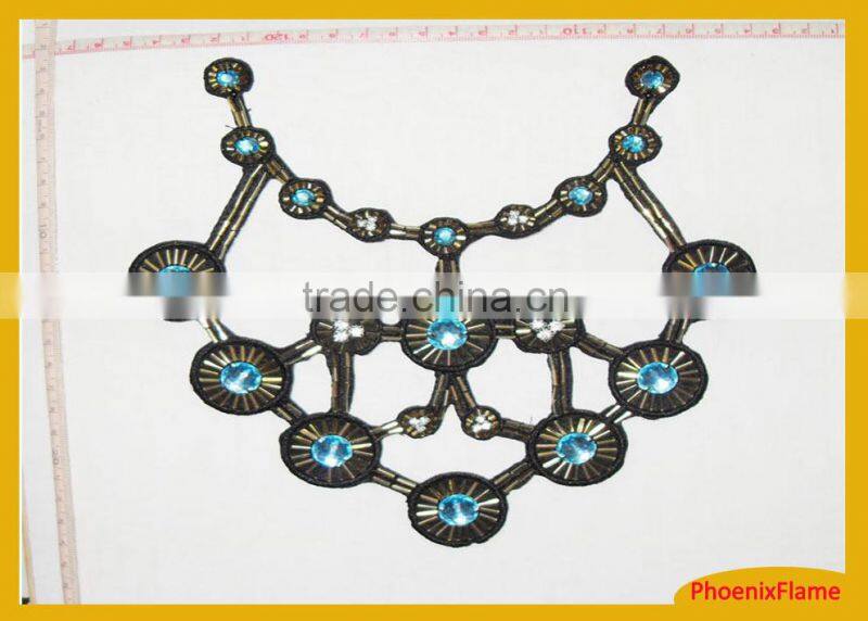 Exquisite stones beaded trim for dress AC-616