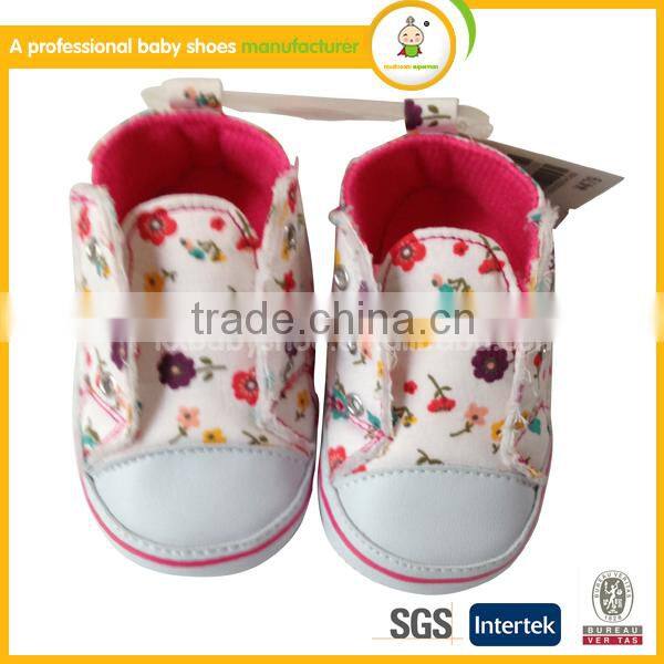 cute soft bottom kids newborn toddler shoe canves infant shoes for boy